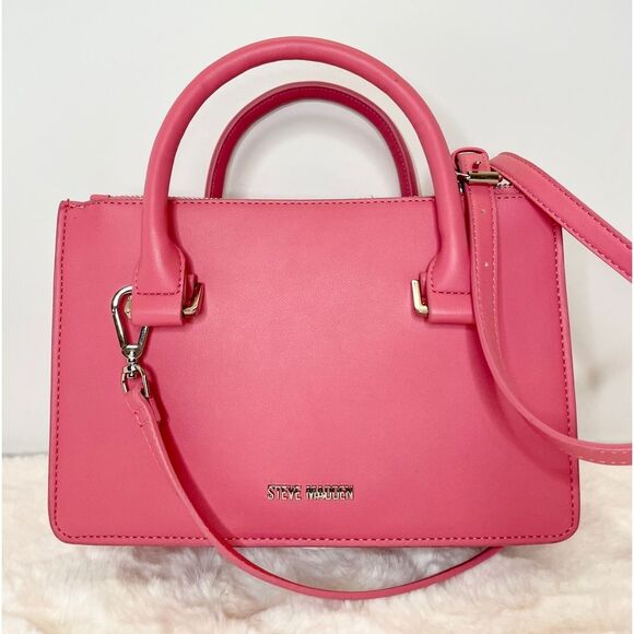 New STEVE MADDEN BGENNA2 Pink Satchel‎ Purse Bag - Picture 2 of 10